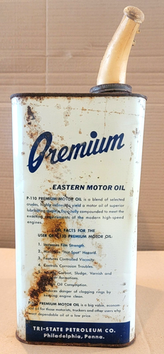 PREMIUM EASTERN High Compression MOTOR OIL 2 Gallon Can - two gal - Oregon co. - Picture 6 of 8