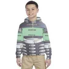 Kids Hoodie Never Forget Nokia 3310 Design Hoodie Unisex For Children