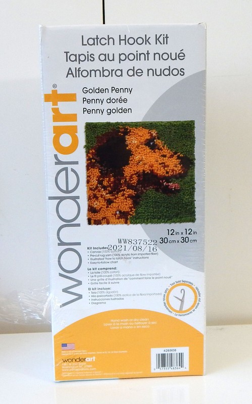 Wonderart Golden Penny Latch Hook Kit - New