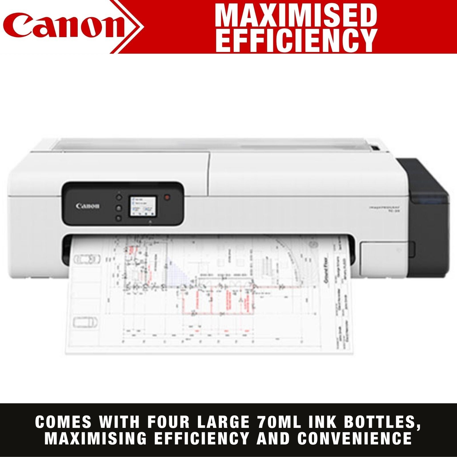 Canon imagePROGRAF TC20 A1 Large Format 4 Colour Graphics Large Format