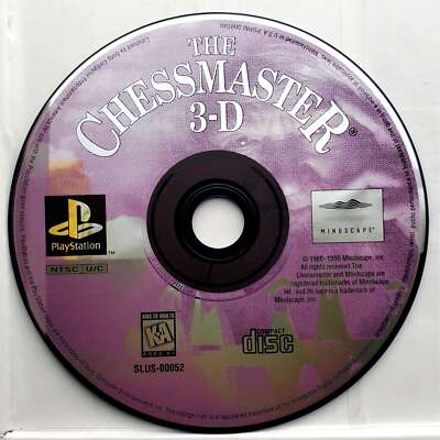 Scratch-Free - Chessmaster 3D - Sony Playstation Excellent PS1 PSOne PSX