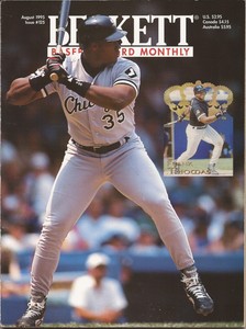 Details About August 1995 Beckett Baseball Card Price Guide Magazine Frank Thomas - 
