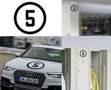 Number 5, Sticker Vinyl Vers.iii