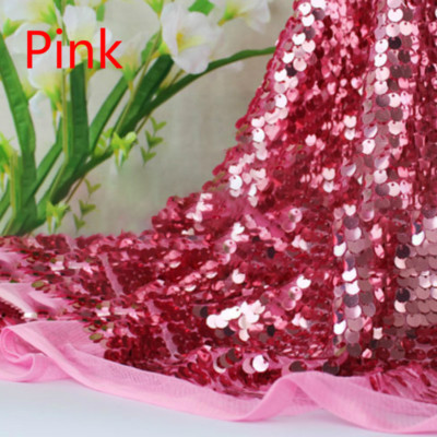 Tissu Paillettes Sequin 9mm - 130cm X 90cm, Brillant, Idéal Pour Mariage Et DIY