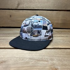 H M Skateboarding N E S W All Over Print Youth Snapback Athletic Hat Cap