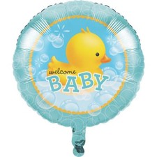 Bubble Bath Duck 18 Foil Balloon Baby Shower ...