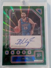 Vasilije Micic Panini Donruss Green Laser Rookie Signature Series, serial 61/175