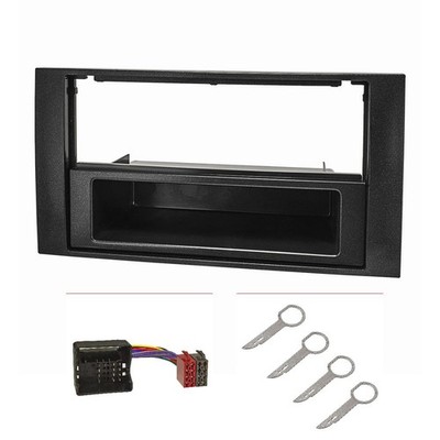 Radioblende Set passt für Ford Focus 2 Fiesta C-Max S-Max Galaxy Mondeo Transit