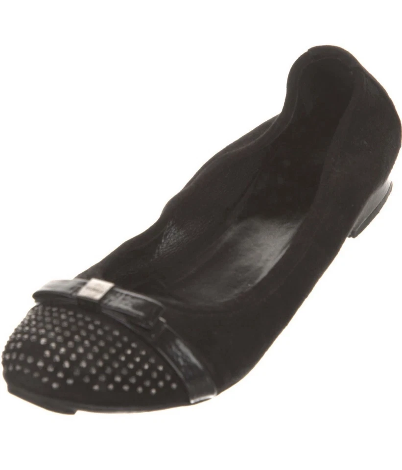 FURLA Mujer Gamuza Ballet Cristal Embellecido Pisos Talla 38/US8 Foto 3 de 4