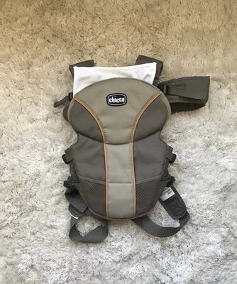  Chicco Baby Carrier Backpack Infant Front Carrier Gray Adjustable Straps