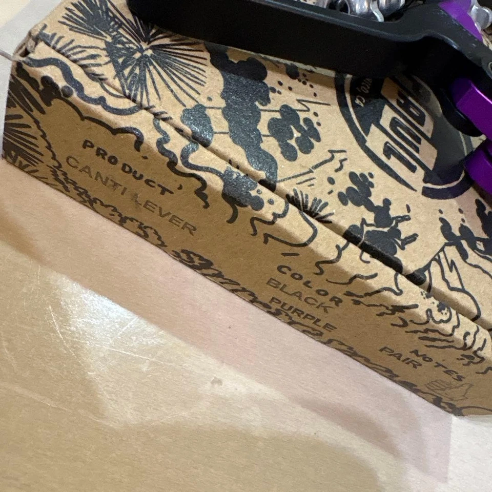 Raro PAUL canti palanca par palanca freno negro púrpura - Imagen 4 de 4