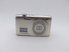 Nikon Coolpix S3100 Silber Digitalkamera 14MP DEFEKT !!! Art.#DEFX008