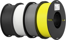 4 Pack PLA 1.75Mm Filament Bundle for 3D Printing with No-Tangling Strong Bondin