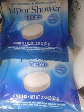 Lot Of 3 Vapor Shower Tablets. 4 Tablets Refreshing Revitalizing