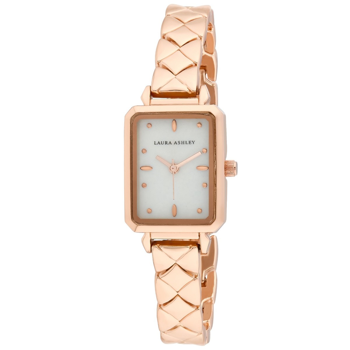 Laura Ashley Gold Rectangular Face Watch Laura Ashley Women main image 2