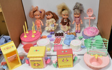 Vintage Mattel Cherry Merry Muffin Dolls and Accessories 1988-1989 Large Lot