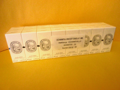 SET OF 24 EAU DUELLE DIPTYQUE EAU DE TOILETTE SAMPLES 2 ML 0.06 OZ SEALED LOT 5H