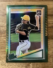 2025 Panini Donruss Baseball Bubba Chandler Green Optic Prizm Rated Prospect 5/5