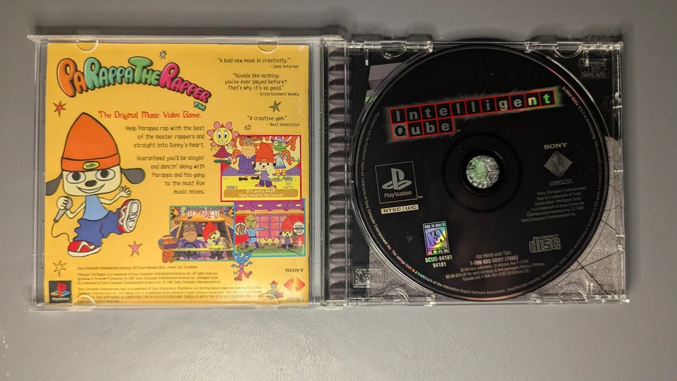 Intelligent Qube (Sony PlayStation 1, 1997) en caja original Foto 4 de 4