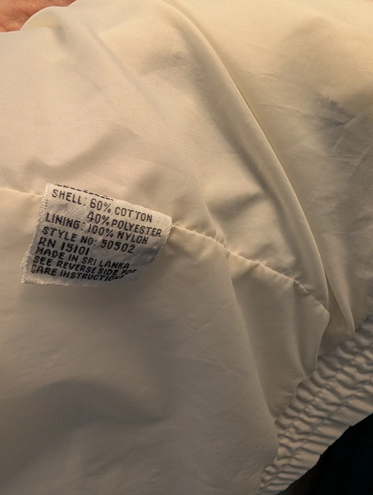 Vintage Current Seen Windbreaker Jacket M White Navy Colorblock 80s 90s Retro image 4