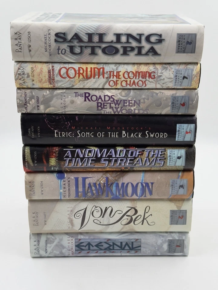 Moorcock Eternal Champion Series, Vol 1-15 White Wolf & Pawn of Chaos, HC PB FEs - Image 3 of 4