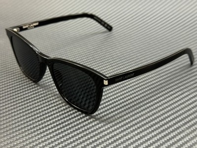 SAINT LAURENT SL 716 SLIM 001 Black Grey Unisex 50 mm Medium Sunglasses