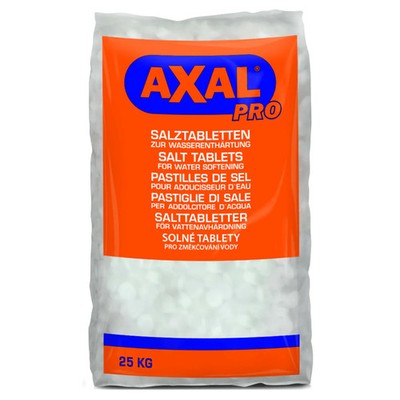 AXAL PRO TABS Regeneriersalz - Spezialsalz zur Wasserenthärtung | Sack (25 kg)