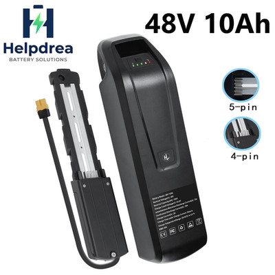 5-PIN 48V Ebike Lithium Battery 48V 10Ah For Electric Bicycle 100W-1000W Motors
