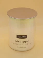 Tuscany Candle Crisp Apple Scented Jar Candle from the Serene Clean Collection