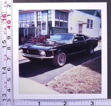 Early Ford Mustang Sports Car Polaroid Vintage Color Photo Snapshot #2