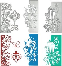 3 Pcs Die Cuts for Card Making, Christmas Metal Cutting Dies Scrapbooking Die-C