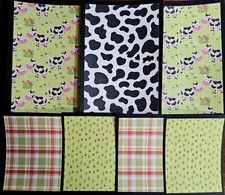 Premade Scrapbook Page/Mat Set - 7 pieces: Farm Life