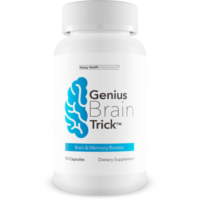 Genius Brain Trick - Our Best Memory Focus Supplement for Brain - Natural Memory