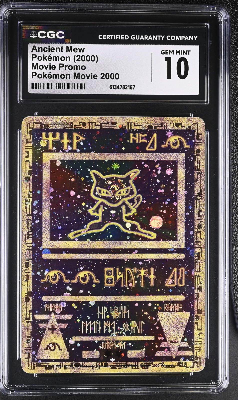 CGC 10 GEM MINT Ancient Mew Movie Promo 2000 Reverse Holo Pokemon Card