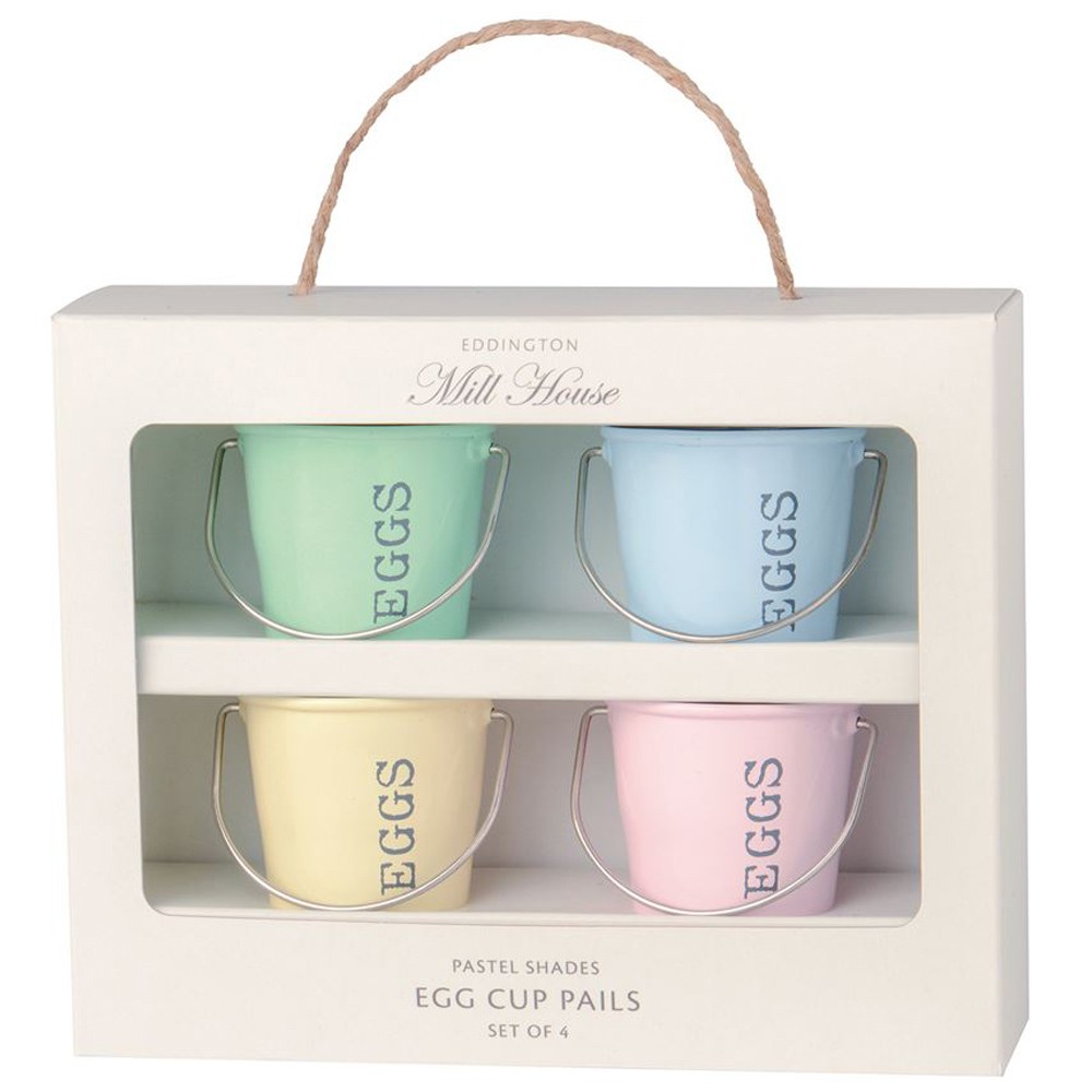 Eddingtons Pastel Shades Egg Cup Pails (Set of 4)