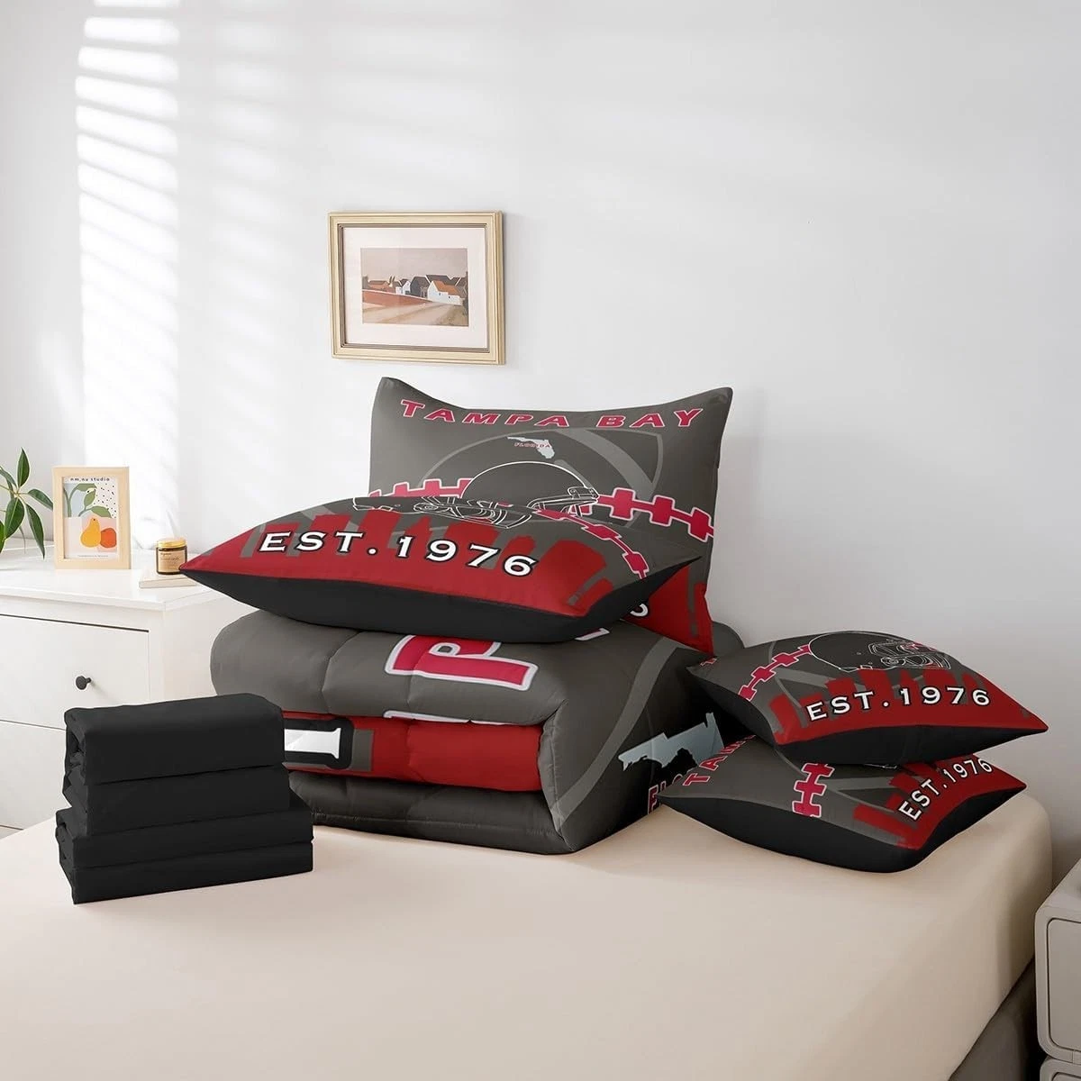 Tampa Bay Buccaneers Bedding Set Football set