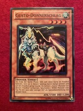 Yu-Gi-Oh! GUSTO-DONNERSCHLAG, HA05-DE039, SUPER RARE, KOMBI-VERSAND!