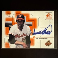1999 SP Signature Edition Frank Robinson Autograph Auto #FR Baltimore Orioles