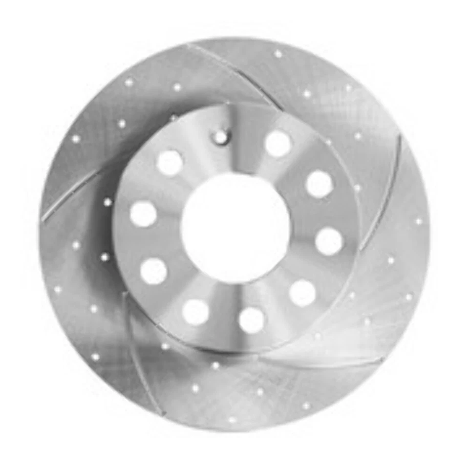 4 rotores de freno delanteros 288-traseros 260 perforados ranurados para Volkswagen Rabbit 2006-2009 Foto 4 de 4