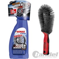 750ML Sonax Xtreme Felgenreiniger Plus + Sonax FelgenbÜRste Ultra Soft Pflege