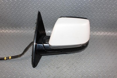 17-18 Escalade White LF Left Driver Side Door Mirror Glass Signal Surround View