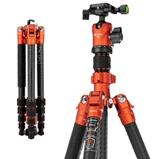 Fotopro 60"  Carbon Fiber Travel Tripod for Camera with Ball Head Sherpa