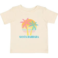 Inktastic Santa Barbara California Baby T-Shirt Beach Summer Infant Tees Shower