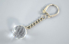 SWAROVSKI SCS CRYSTAL GLASS BALL KEY RING CHAIN