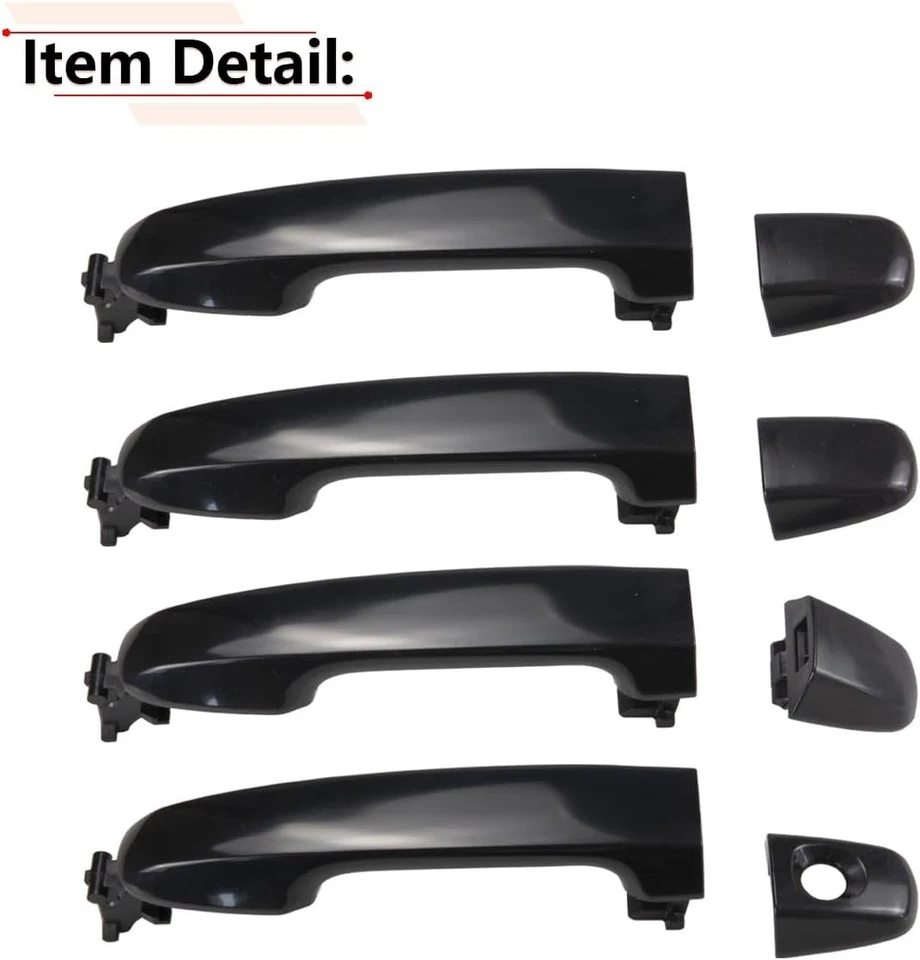 1Set Exterior Door Handle Compatible with Toyota Camry 2012 2013 2014 2015 2016 — 第 4/4 张图片