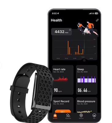 Smart Health Wristband, Wearable Activity & Fitness Tracker, 120+ Sports Modes