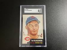 1953 Topps Baseball #162 Ted Kluszewski SGC 6