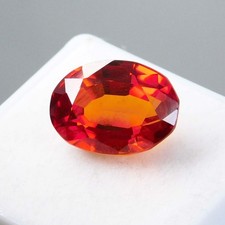 Certified 9.10 Ct Oval Beautiful Quality Gemstone Unheated Orange Spinel Burma