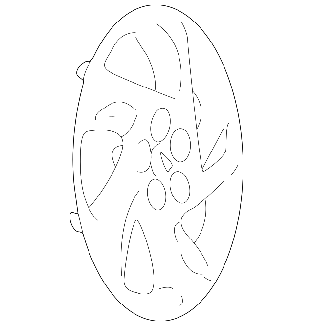 Genuine GM 17-Inch Wheel Cover 09596523 OEM Replacement