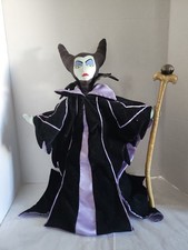 VTG Disney Store Sleeping Beauty Maleficent Villain Plush Doll 20" w/ Staff